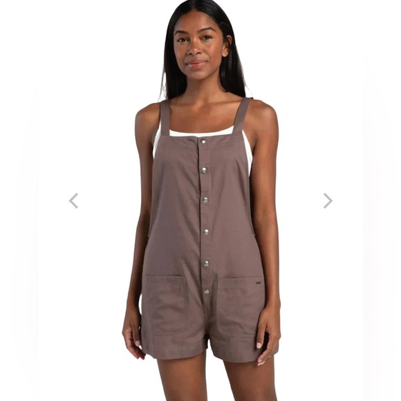 Volcom Brown Women's Jeans Overalls - Picture 1 of 4